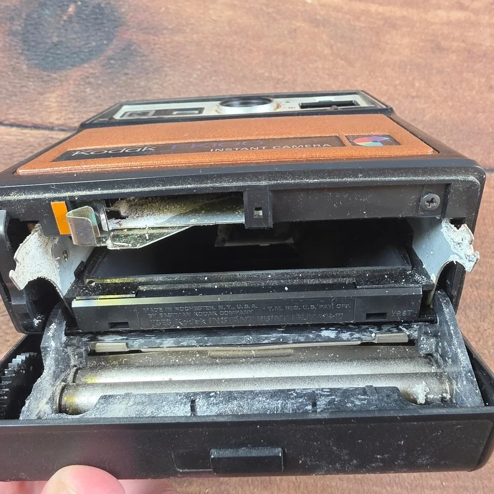 Kodak Instant Camera Lot of 3 OS Brown Fair Untested For Parts Colorburst EK100